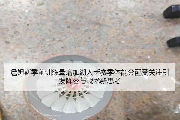 詹姆斯季前训练量增加湖人新赛季体能分配受关注引发阵容与战术新思考